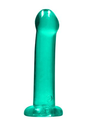 6.7'' / 17cm Non Realistic Dildo Suction Cup - Turquoise - Afbeelding 4
