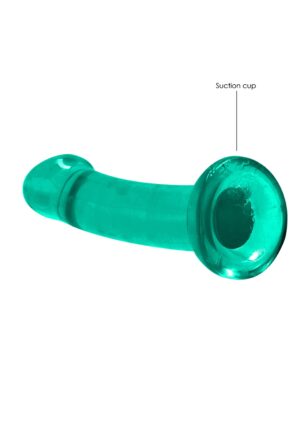 6.7'' / 17cm Non Realistic Dildo Suction Cup - Turquoise - Afbeelding 5