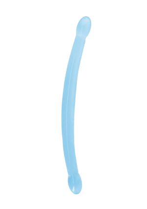 17'' / 42cm Non Realistic Double Dildo - Blue - Afbeelding 1