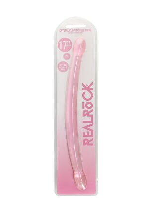17'' / 42cm Non Realistic Double Dildo - Pink - Afbeelding 2