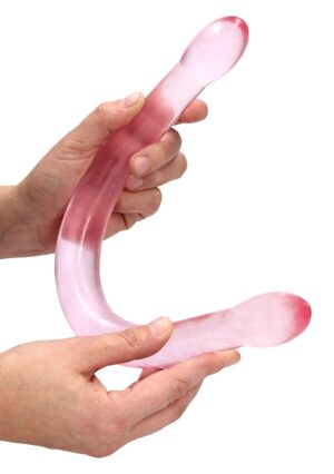17'' / 42cm Non Realistic Double Dildo - Pink - Afbeelding 4