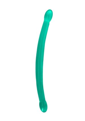 17'' / 42cm Non Realistic Double Dildo - Turquoise - Afbeelding 1
