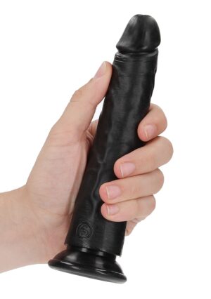 Dildo without Balls with Suction Cup - 7''/ 18 cm - black - Afbeelding 7
