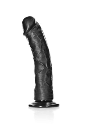 Dildo without Balls with Suction Cup - 8''/ 20.5 cm - black - Afbeelding 5