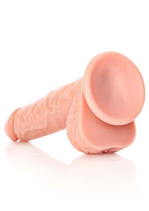 Dildo with Balls and Suction Cup - 8''/ 20.5 cm - flesh - Afbeelding 6