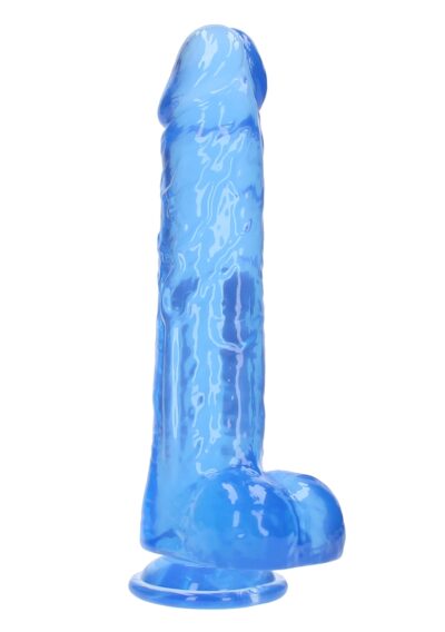 10" / 25.4 cm Realistic Dildo With Balls - Blue - Afbeelding 1