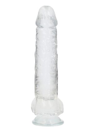 10" / 25.4 cm Realistic Dildo With Balls - Transparent - Afbeelding 4