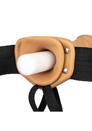 Hollow Strap-on without Balls - 8'' / 20.5 cm - Tan - Afbeelding 5