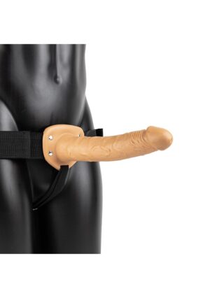 Hollow Strap-on without Balls - 10'' / 24.5 cm - Tan - Afbeelding 3