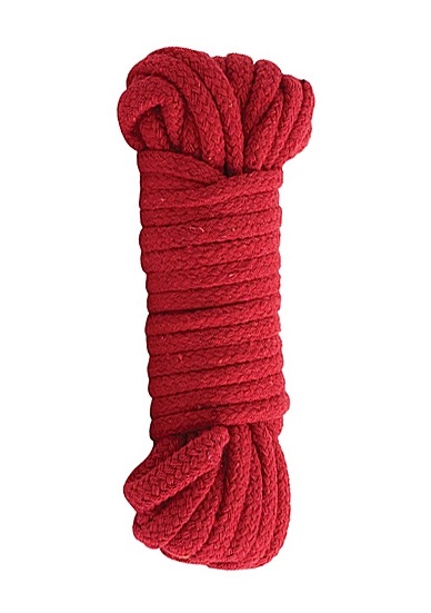 6097250253274 * basic cotton bondage rope japanesse style red 10mtr