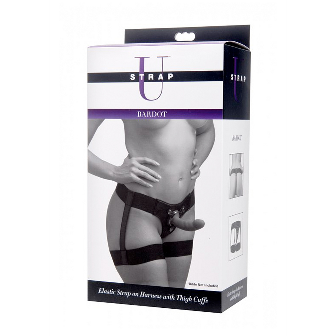 - Strap U - Bardot Elastic Strap On Harness With Thigh C