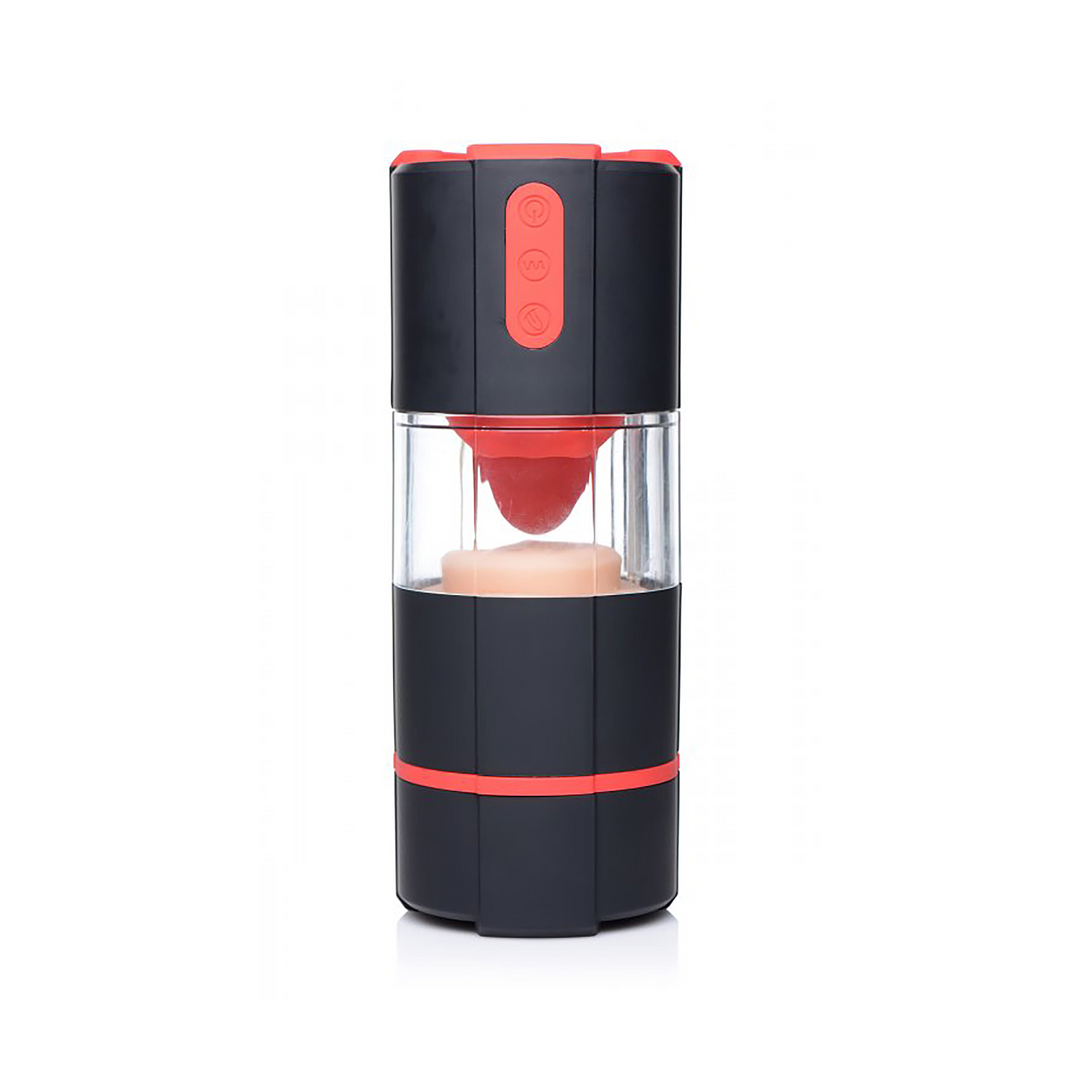 Flicking Tongue Masturbator