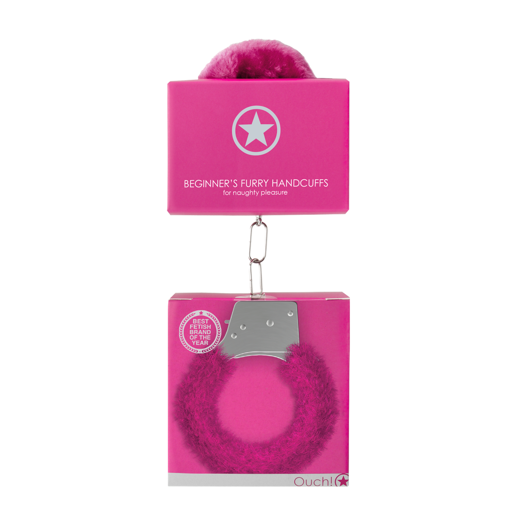 Beginner's Handcuffs Pink Furry (61gram)