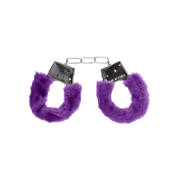 Beginner's Handcuffs Purple Furry (61gram)
