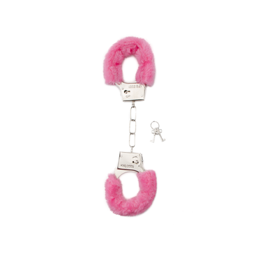 Furry Handcuffs - Pink 1 Furry Handcuffs - Pink