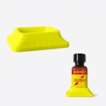 no flip bottle holder 24/25ml square bottle yellow