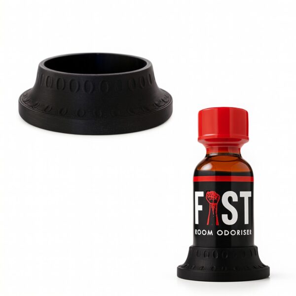 6151824360383 no flip holder 25ml round uk bottle black