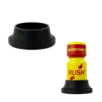 no flip holder 10ml round bottle black