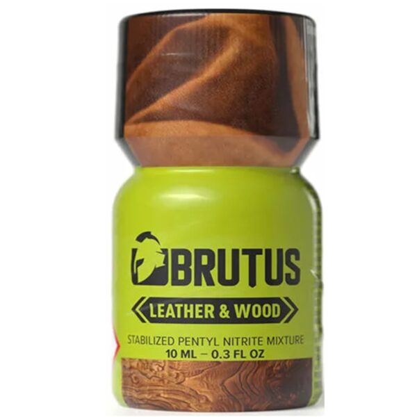 brutus leather and wood poppers 10ml