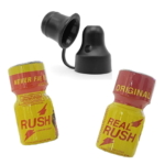 rush classic &  original real rush poppers 10ml usa formula patent 1974 & poppers sniffer cap small