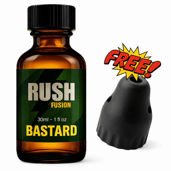 6154404012047 rush fusion bastard poppers 30ml with sniffer