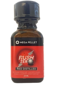 rush zero red distilled poppers 24ml