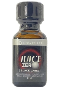 juice zero black label poppers 24ml