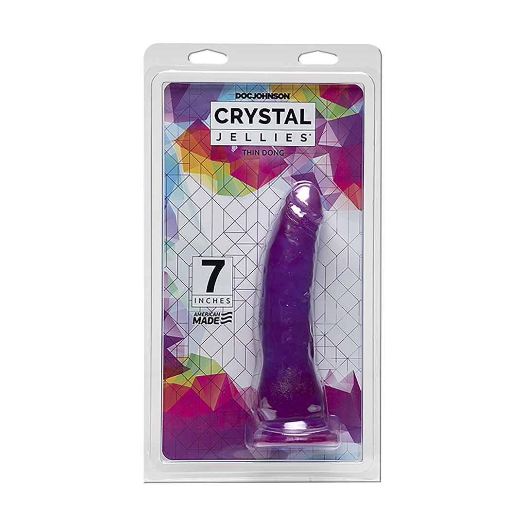Crystal Jellies  - Dunne Dong Dunne Dildo - 7 / 18 cm