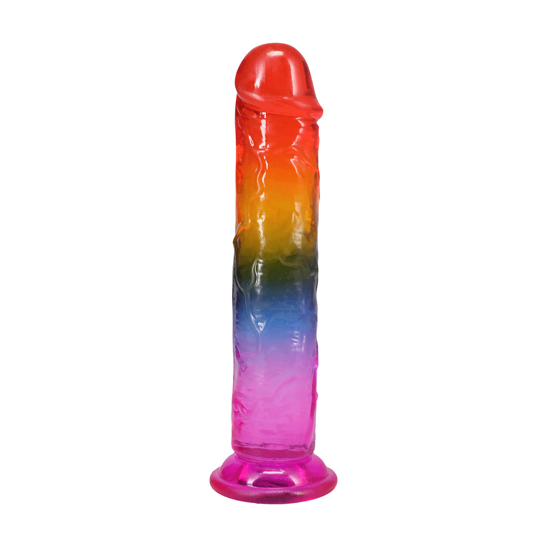 Crystal Jellies  - Classic Dong - 7,5 / 19,7 cm - Regenboog