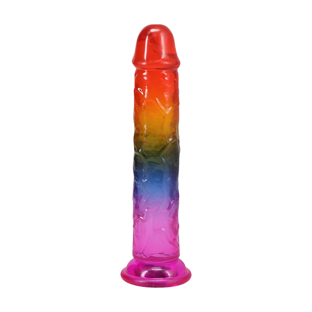 Crystal Jellies  - Classic Dong - 7,5 / 19,7 cm - Regenboog