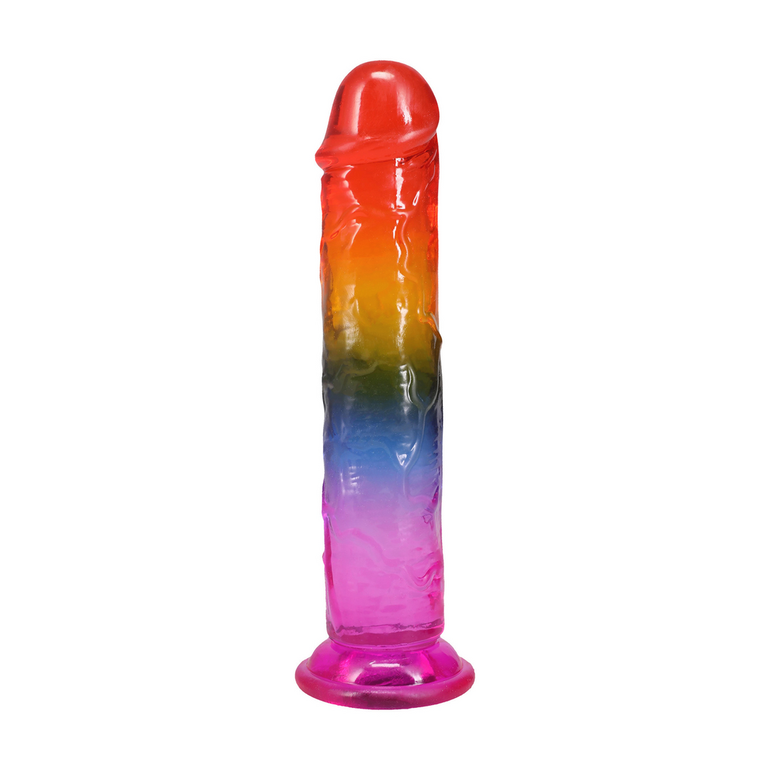 Crystal Jellies  - Classic Dong - 7,5 / 19,7 cm - Regenboog