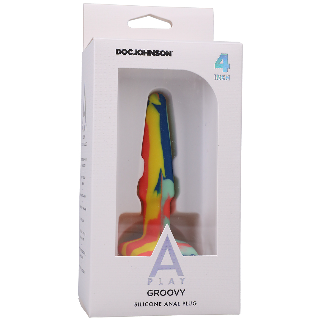 A-Play  - Groovy - Silicone Anale Plug - 4'' / 10 cm