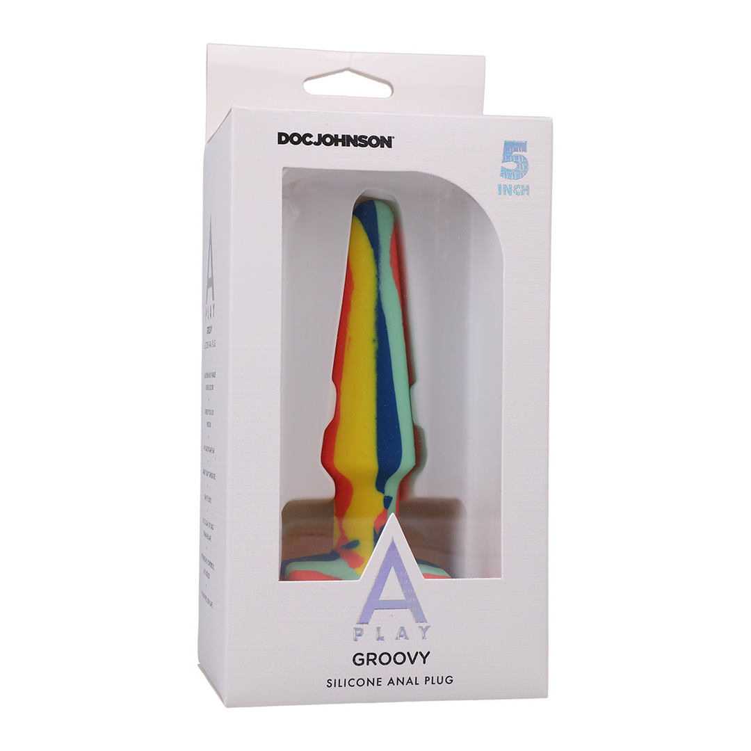 A-Play  - Groovy - Silicone Anale Plug - 5'' / 12 Cm