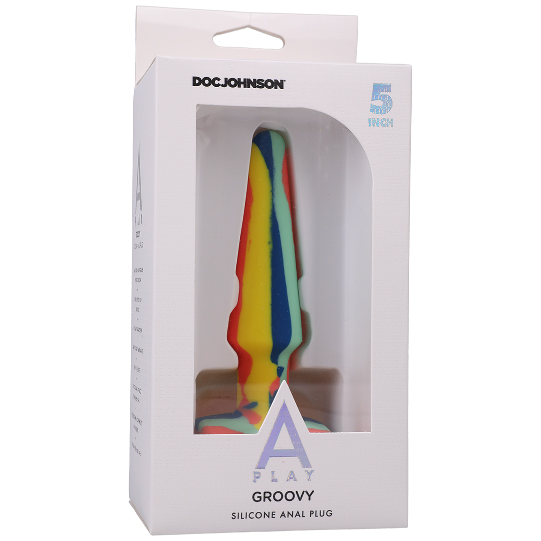 A-Play  - Groovy - Silicone Anale Plug - 5'' / 12 Cm