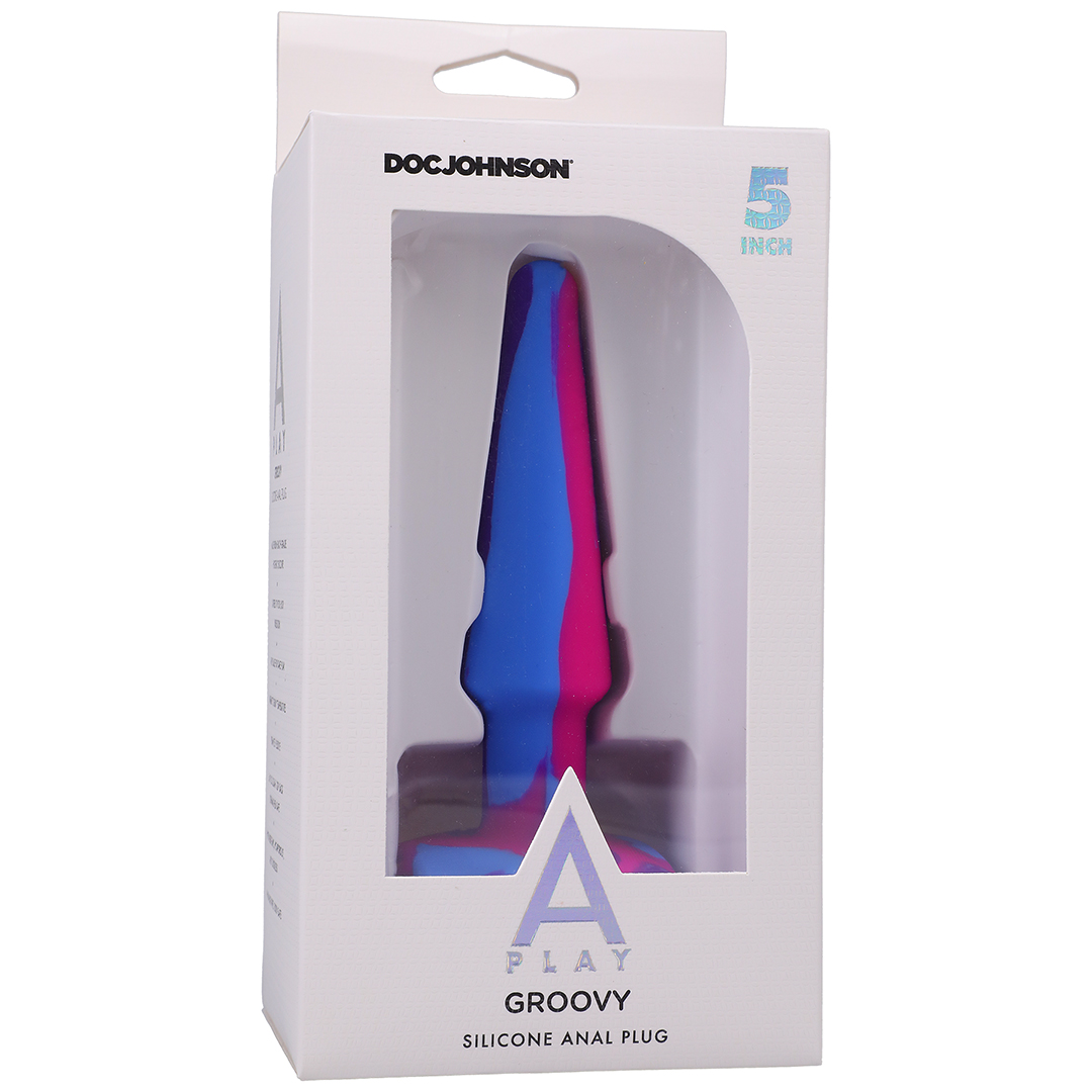 A-Play  - Groovy - Silicone Anale Plug - 5'' / 12 cm