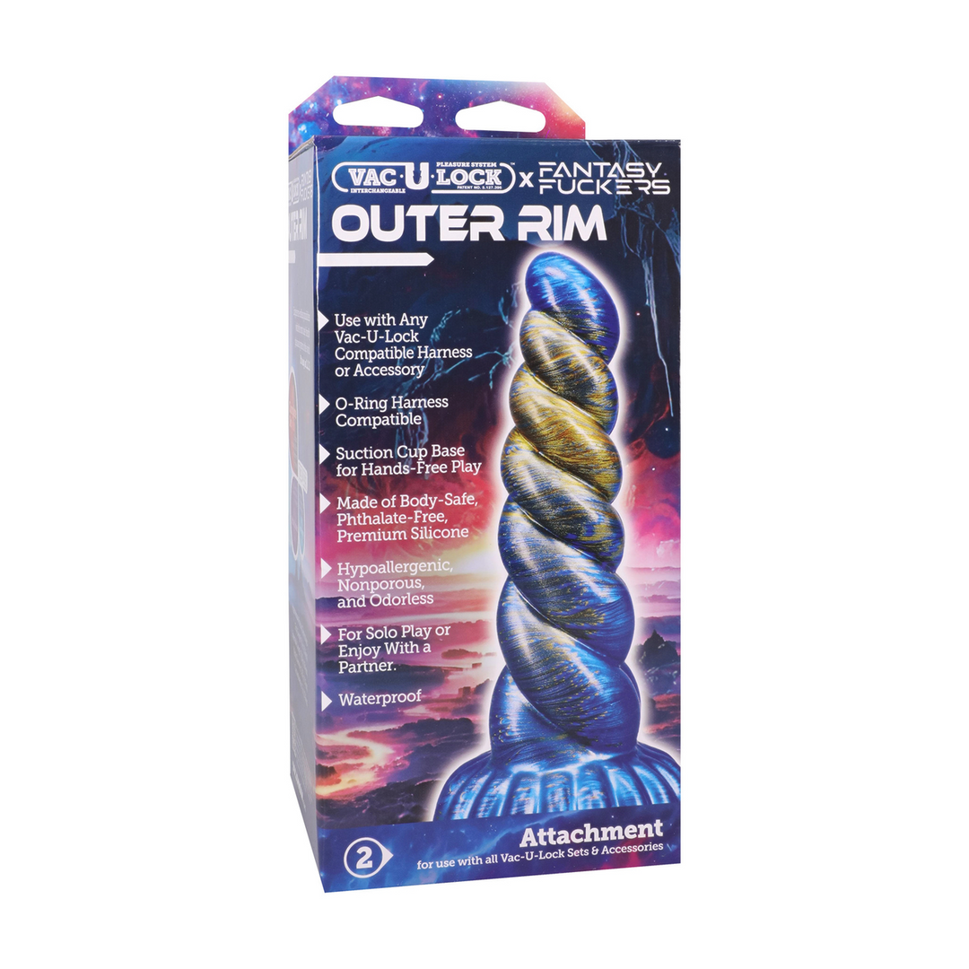 Vac-U-Lock  - Fantasy Fuckers - Outer Rim - Blauw/Goud
