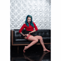 Claudia - Thigh High - C - Red
