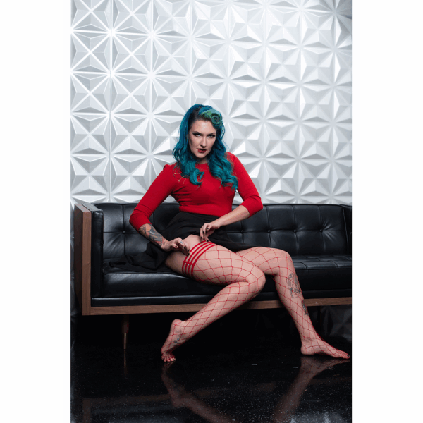 Claudia - Thigh High - C - Red