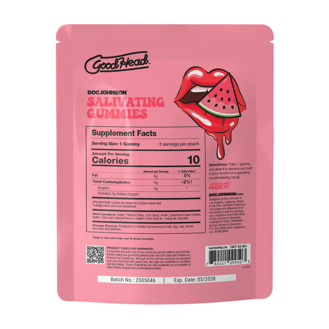 Goodhead  - Sappige Gummies - 24 ct display - 12 gr - Watermeloen