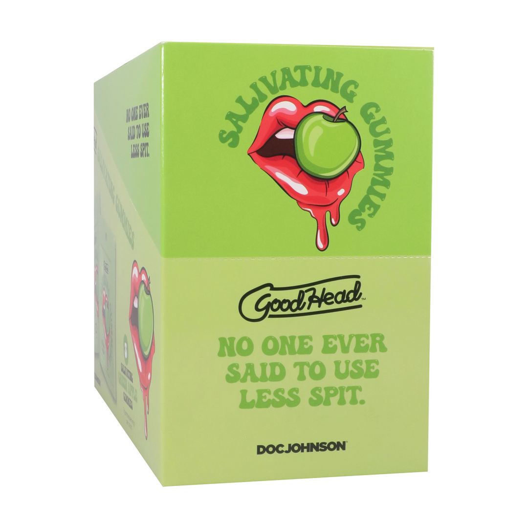 Goodhead  - Speekselopwekkende Gummies - 24 stuks display - 12 gr - Groene Appel