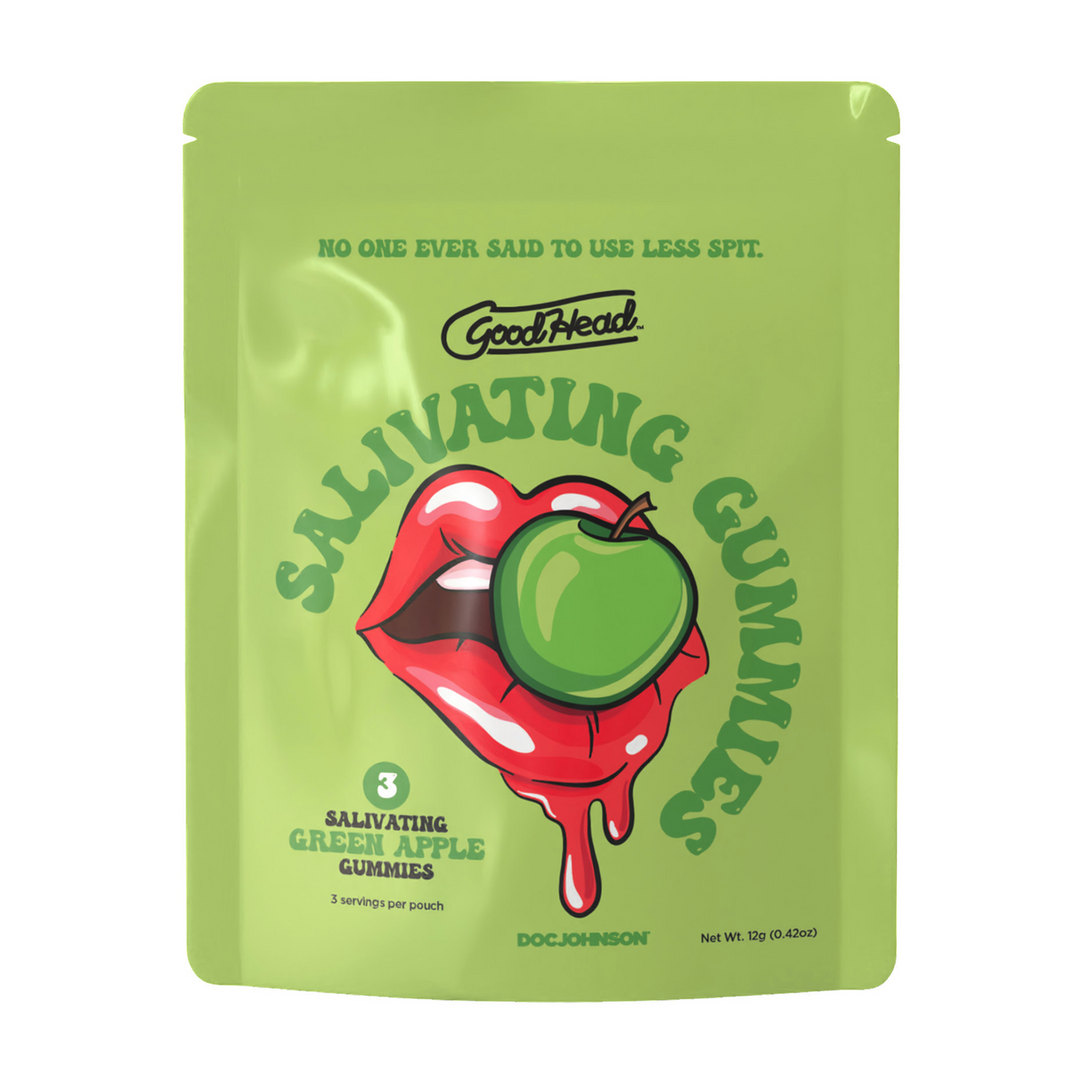 Goodhead  - Speekselopwekkende Gummies - 24 stuks display - 12 gr - Groene Appel
