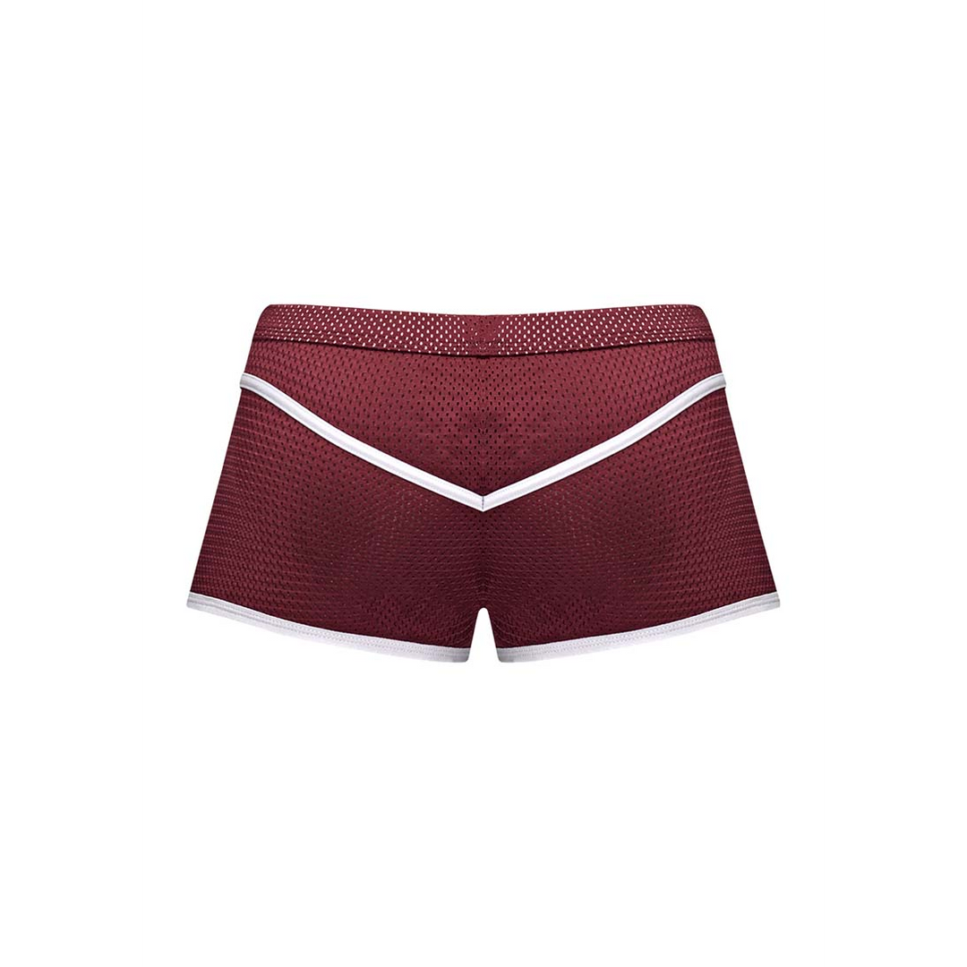 Sport Mesh - Mini Short - S - Burgundy
