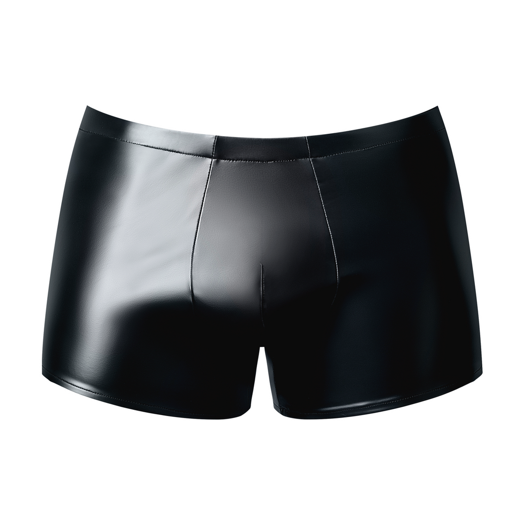 Liquid Onyx - Wetlook Pouch Short - XL - Zwart