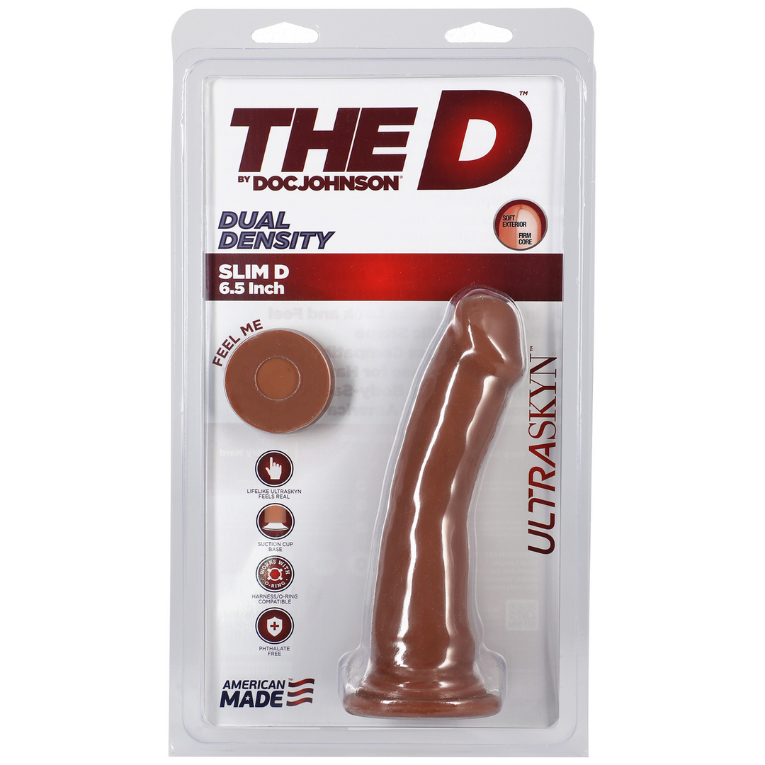 The D  - Slim D - Realistic ULTRASKYN Dildo - 6 / 15 cm