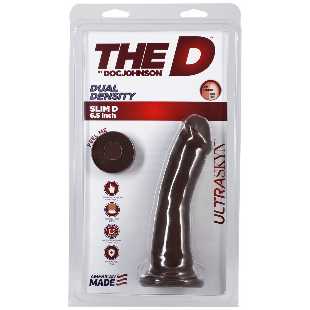 The D  - Slim D - Realistic ULTRASKYN Dildo - 6 / 15 cm