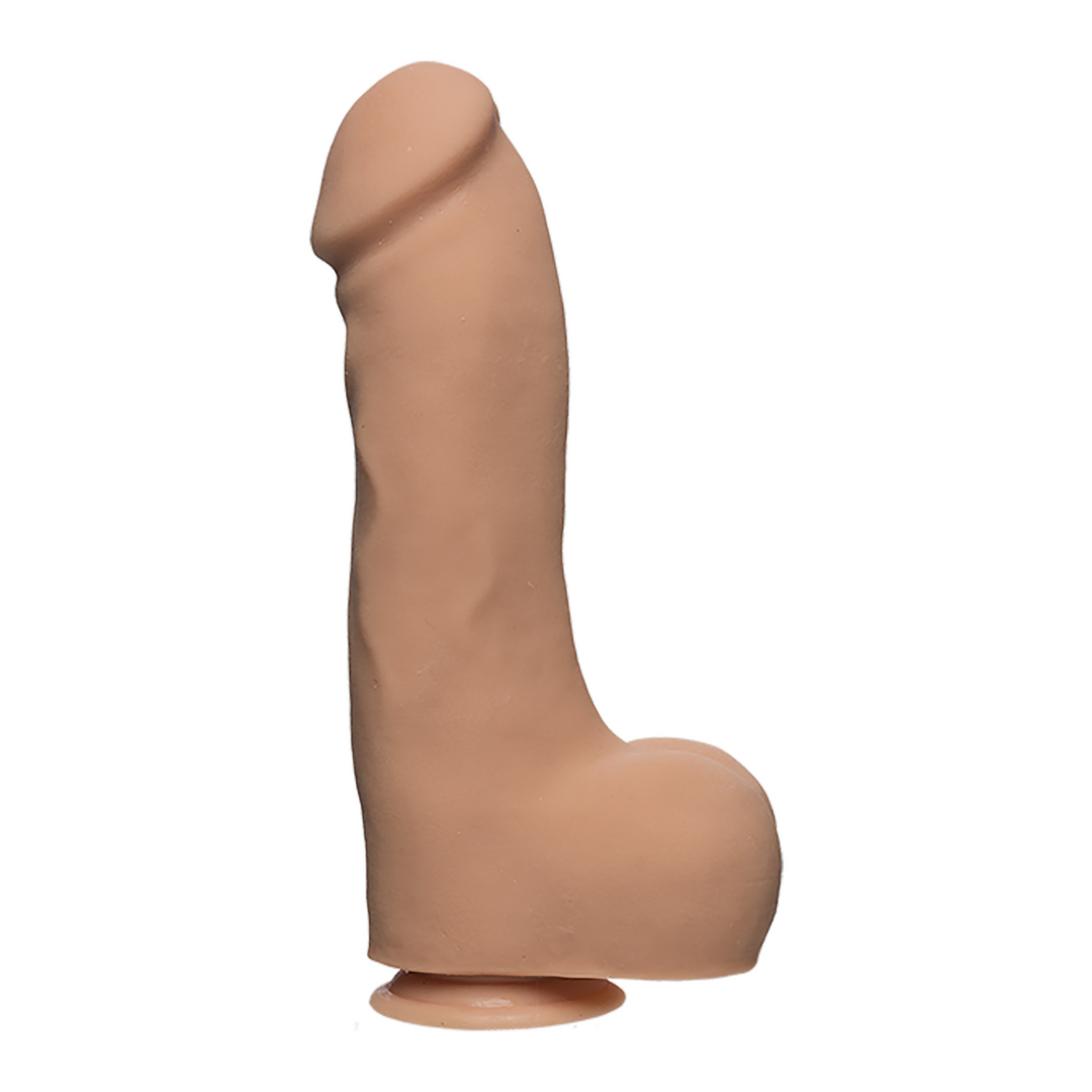The D  - Master D - Realistische ULTRASKYN Dildo met Ballen - 12 / 30 cm