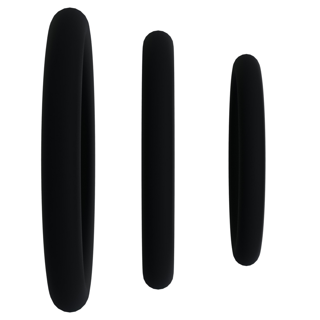 Rock Solid  - Tri-Pack Silicone Gasket - Cockring Set