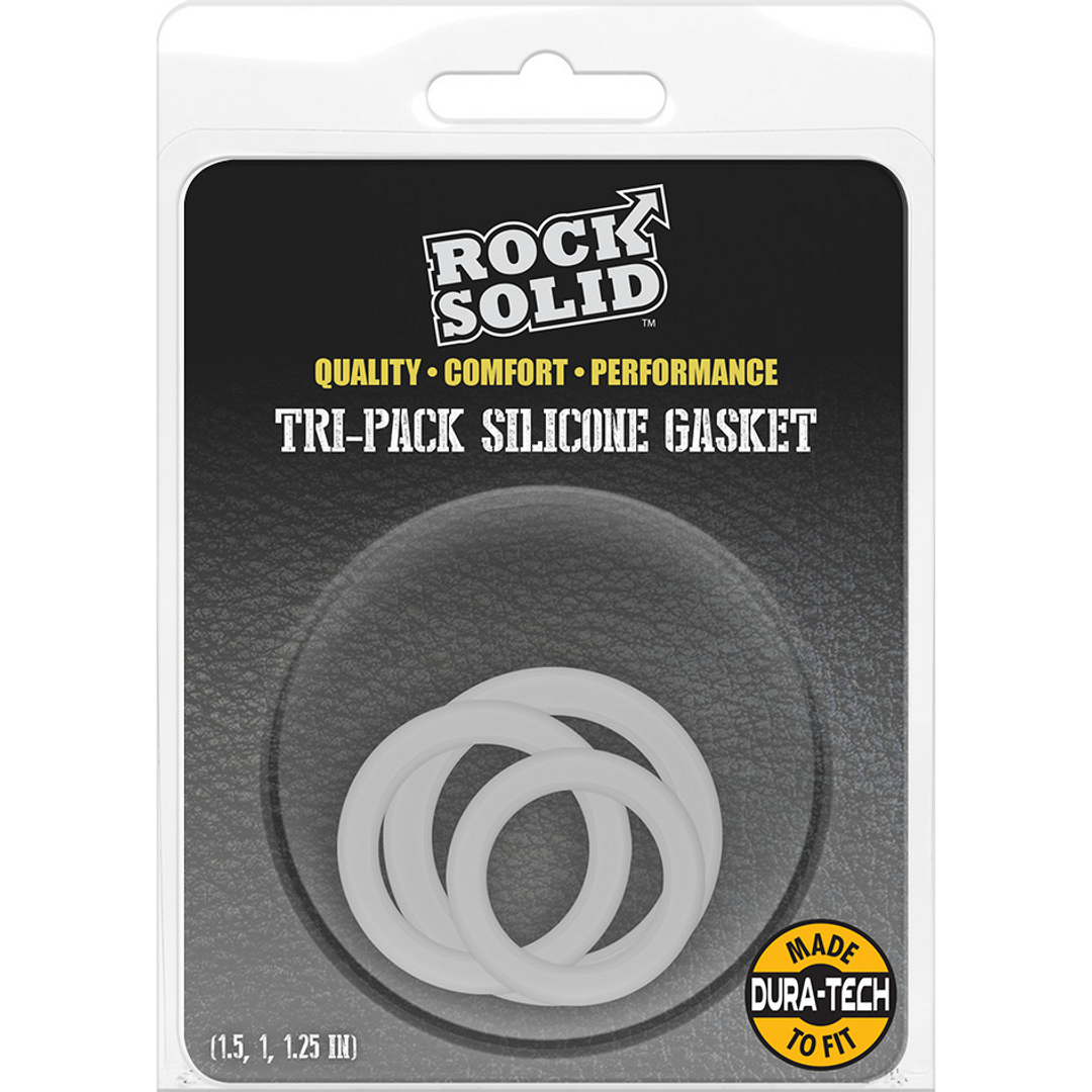 Rock Solid  - Tri-Pack Siliconen Dichting - Cockring Set