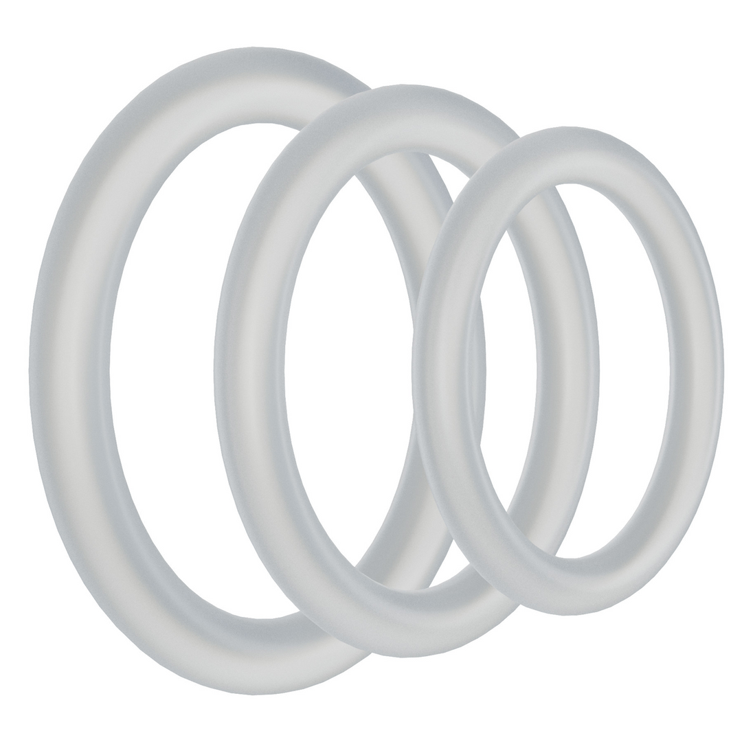 Rock Solid  - Tri-Pack Siliconen Dichting - Cockring Set