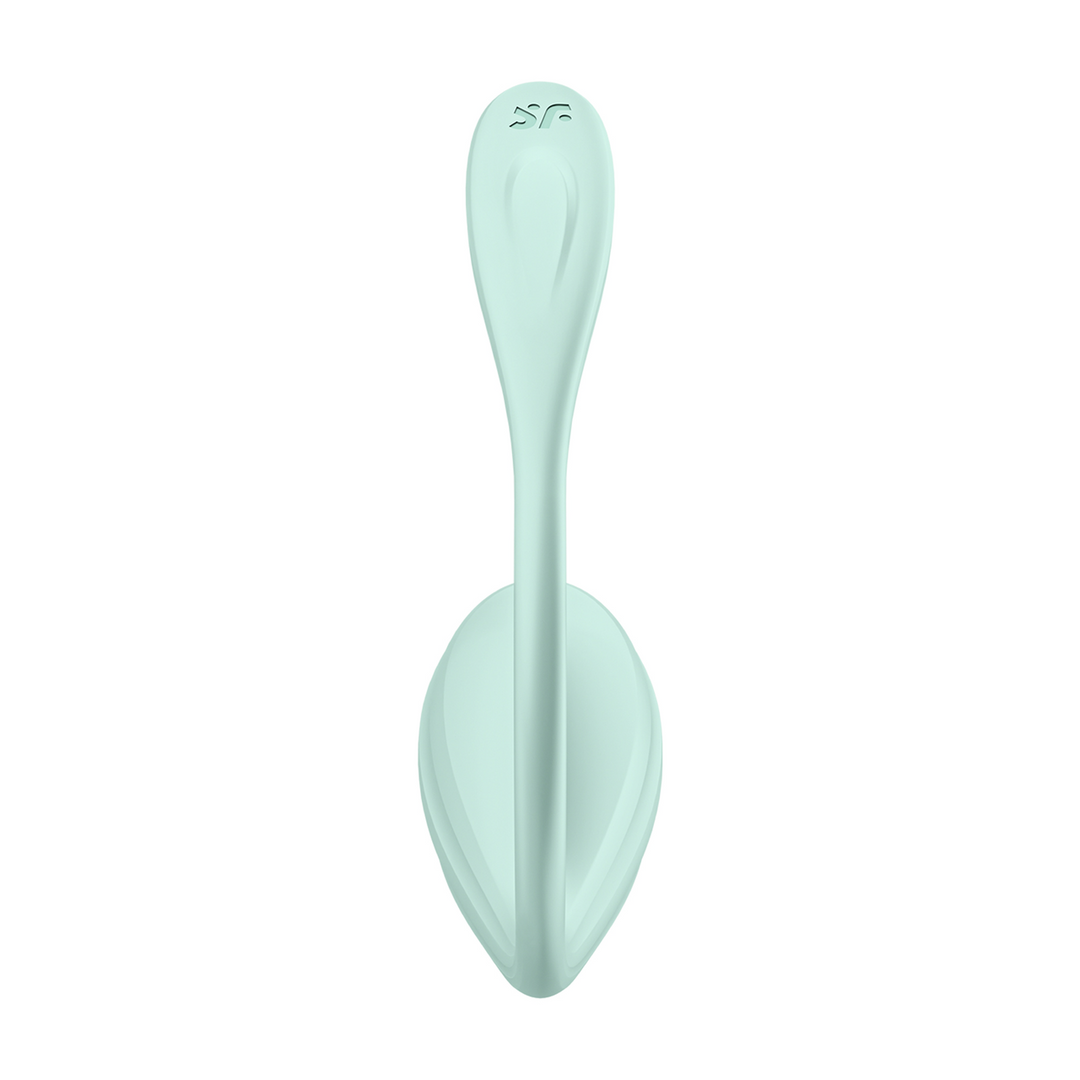 Satisfyer - Smooth Petal Connect App - Draagbare Paar Vibrator - Mint
